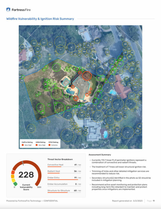 FortressFire wildfire disclosure report 1